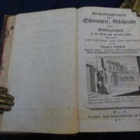Verhaltungsregeln für Schwangere, Gebährende und Kindbetterinnen in der Stadt und auf dem Lande. Verfaßet und denselben zum lesen gewidmet von Raphael Steidele Chirurgie Doktor, öffentlichen Lehrer der praktischen Chirurgie und Geburtshilfe im allgemeinen Krankenhause.