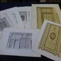 Motifs Historiques D'architecture et De Sculpture D'ornement - Decorations Exterieures / Décorations Intérieures Empruntées à Des Édifices Français Du Commencement De La Renaissance à La Fin De Louis XVI. Sammlung von 191 Tafeln.