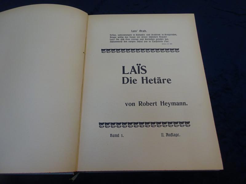 Lais, die Hetäre. Band 1: Die Brautnacht der Priesterin. 2. Auflage. – Bild 2