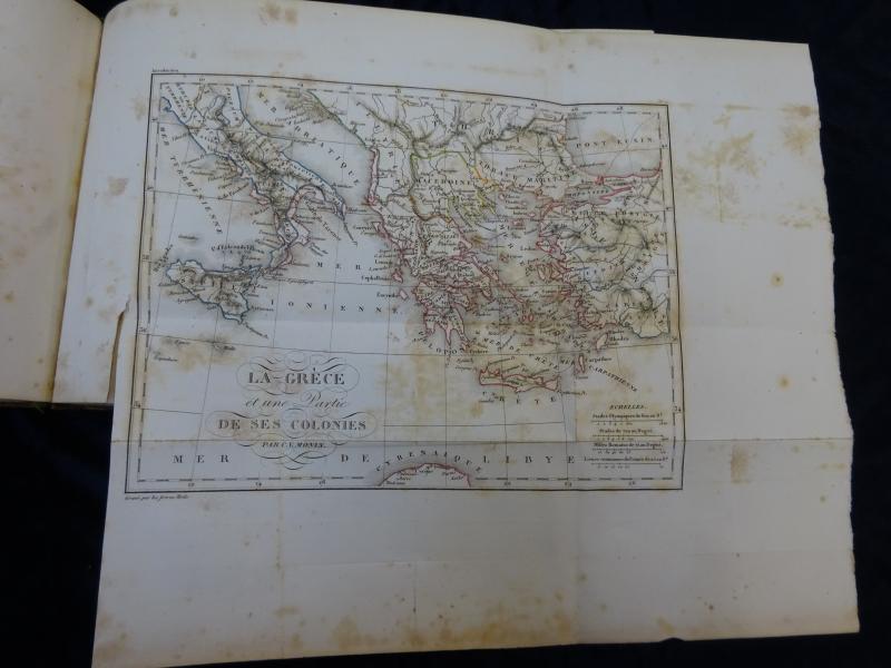 Atlas Du Voyage Du Jeune Anacharsis En Grece. Dessine par Charles Monin, et grave par les freres Malo.