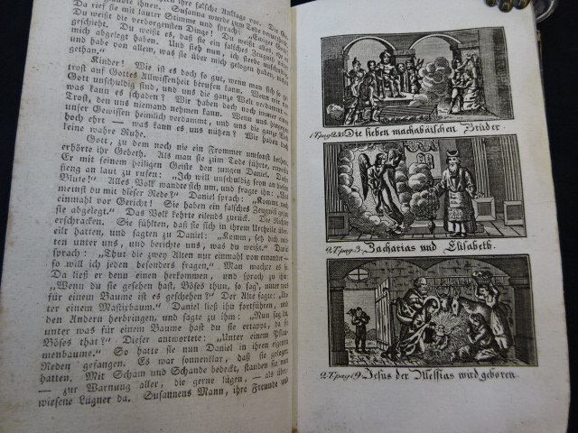 Biblische Geschichte für die Jugend. 1-4. Teil. Erster Theil. Die Geschichte des alten Testamentes (Zweyter Theil. Die Geschichte des neuen Testamentes. Dritter Theil. Fortsetzung der Geschichte des Neuen Testamentes. Vierter und letzter Theil: Apostelgeschichte). – Bild 2