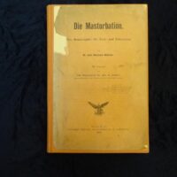 Die Masturbation. Eine Monographie für Ärzte und Pädagogen. Vorwort von H. Schiller.