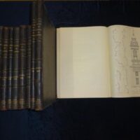 ZEITSCHRIFT FÜR BAUWESEN. Hrsg. von Otto Sarrazin (u.a.). Hrsg. im Ministerium der öffentlichen Arbeiten. 50. Jahrgang 1900 - 60. Jg. 1910; 68. Jg. 1918; 69 Jg. 1919 (13 Bände); ATLAS DER ZEITSCHRIFT FÜR BAUWESEN. 50. Jg.1900 - 70. Jg. 1920. (21 Bände).