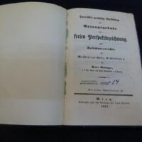 Theoretisch-praktische Darstellung der Anfangsgründe der freien Perspektivzeichnung zum Selbstunterrichte für Maschinenzeichner, Architekten etc. Mit sieben Kupfertafeln.